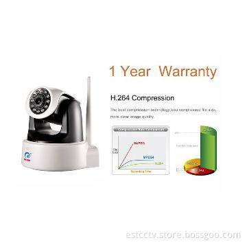 Iphone IPCAM Wifi, Indoor 1 MP PTZ UPNP IP Camera Onvif